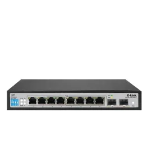 D-Link (DGS-F1100-10PS) 8 Port PoE Gigabit Smart Managed Switch + 2 SFP ports